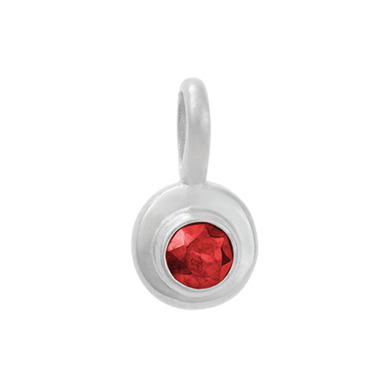 JULY RUBY BIRTHSTONE CHARM - Main Image