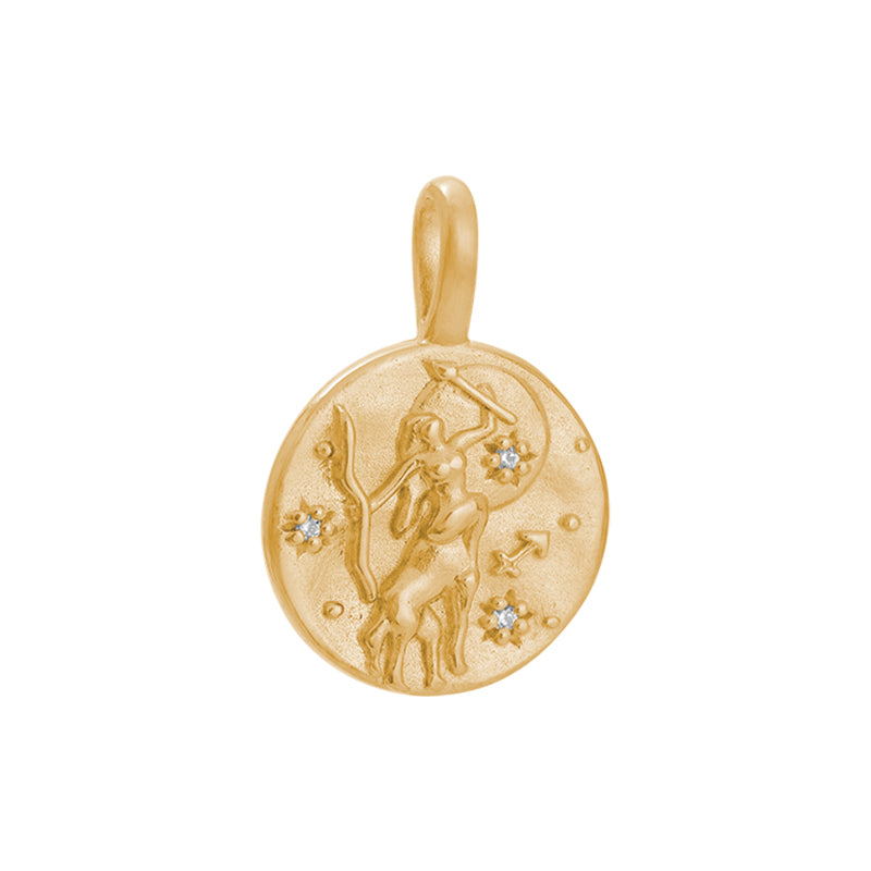 SAGITTARIUS PETITE ZODIAC CHARM – SILVERSHOP