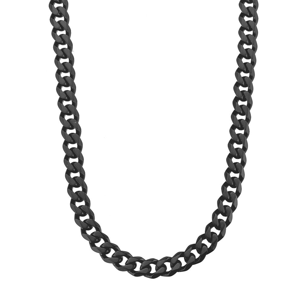 CUBAN LINK CHAIN NECKLACE 8MM – SILVERSHOP1