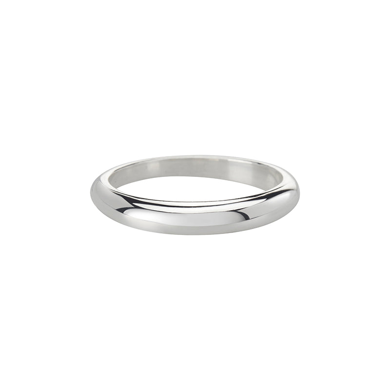 Vintage Zirconia Wavy Silver Ring main image 0