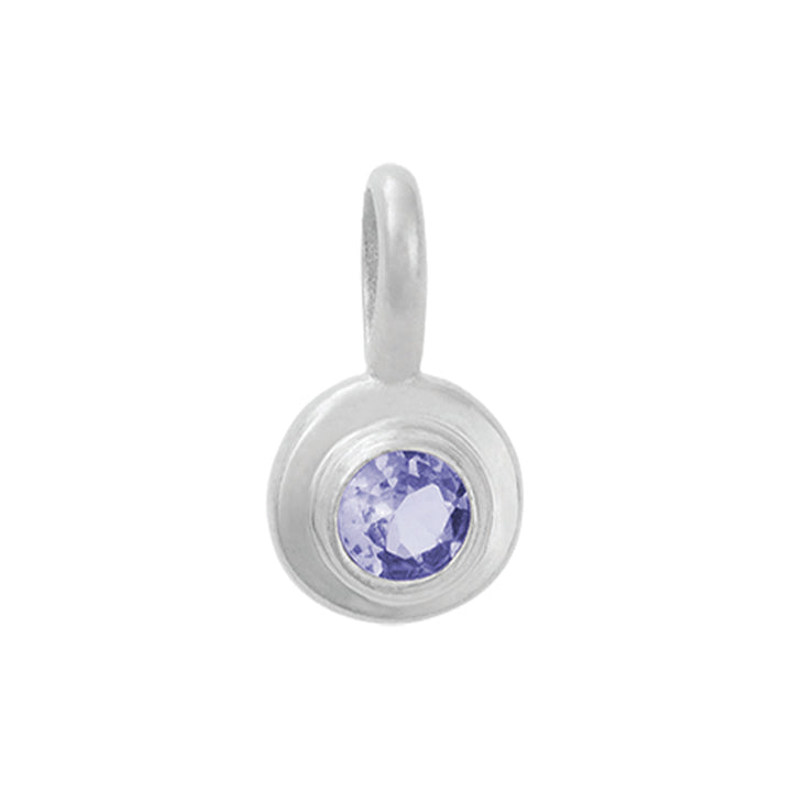 DECEMBER TANZANITE BIRTHSTONE CHARM