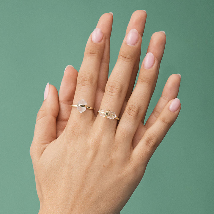 PATIENCE RING | CLEAR QUARTZ