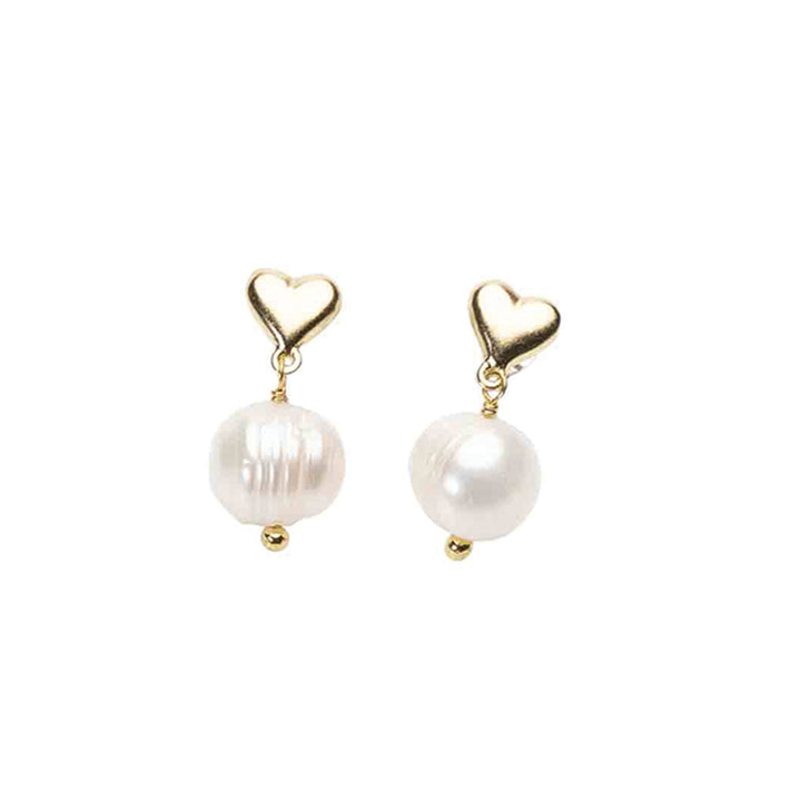 LISTEN TO YOUR HEART PEARL EARRINGS