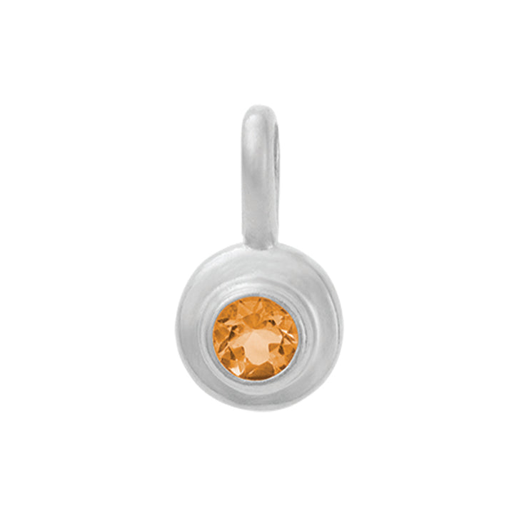 NOVEMBER CITRINE BIRTHSTONE CHARM