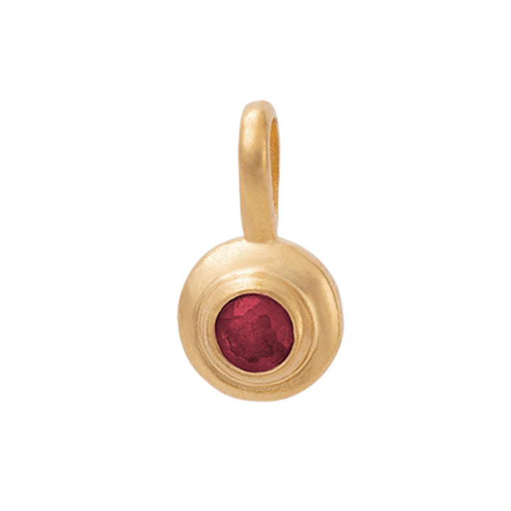 JANUARY GARNET BIRTHSTONE CHARM