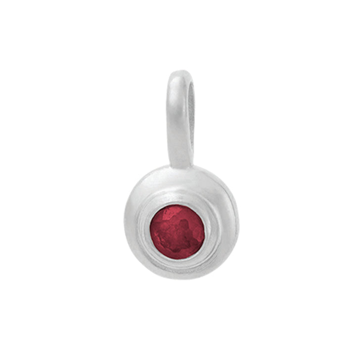 JANUARY GARNET BIRTHSTONE CHARM