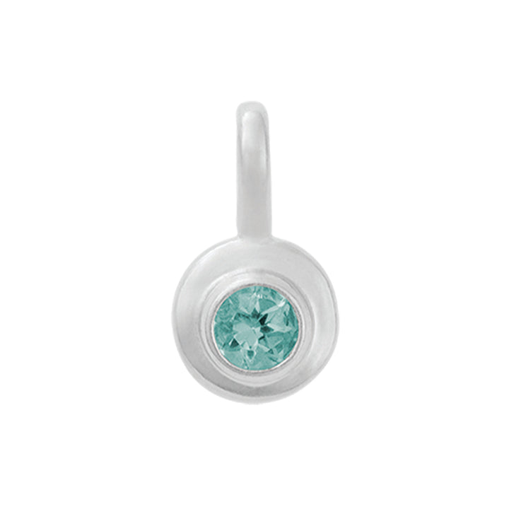 SEPTEMBER LONDON BLUE TOPAZ BIRTHSTONE CHARM