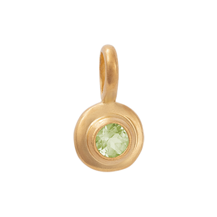 AUGUST PERIDOT BIRTHSTONE CHARM