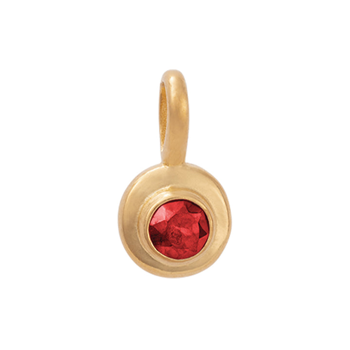 JULY RUBY BIRTHSTONE CHARM