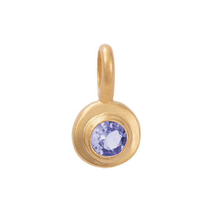 DECEMBER TANZANITE BIRTHSTONE CHARM