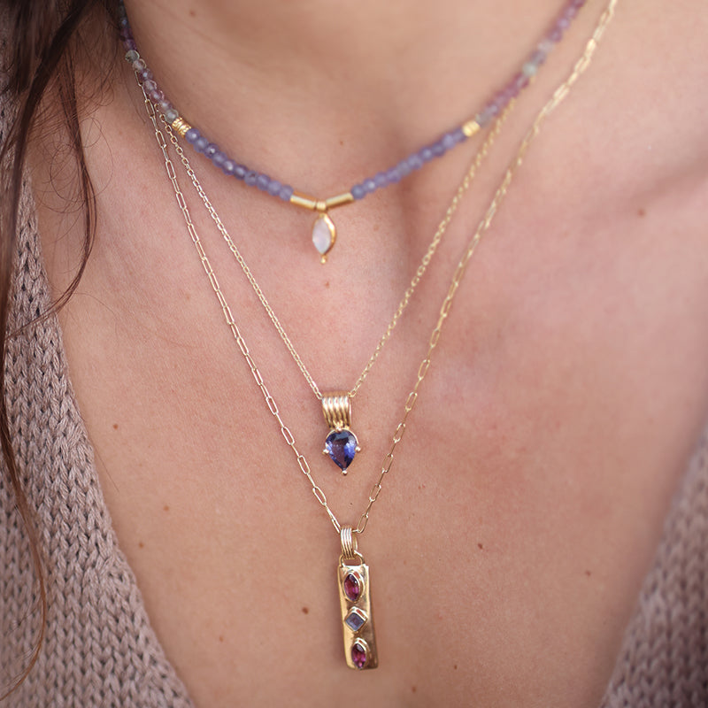 AMIE IOLITE NECKLACE