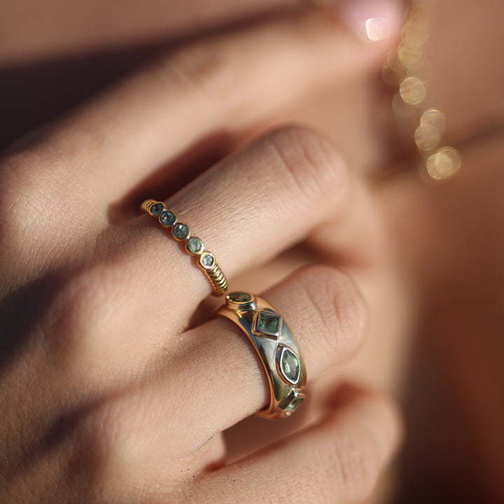 CORONET MOONSTONE RING