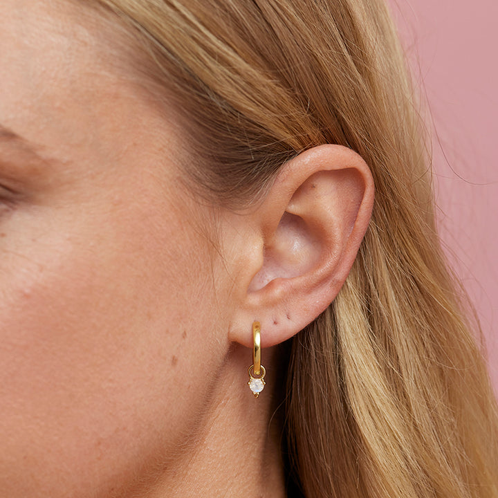 ORB MOONSTONE EARRING CHARM