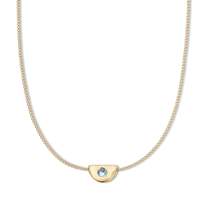 MARCH BIRTHSTONE NECKLACE