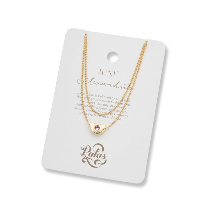 JUNE BIRTHSTONE NECKLACE