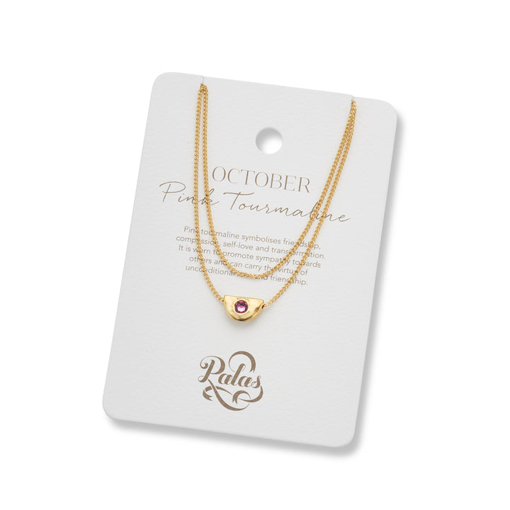 OCTOBER BIRTHSTONE NECKLACE