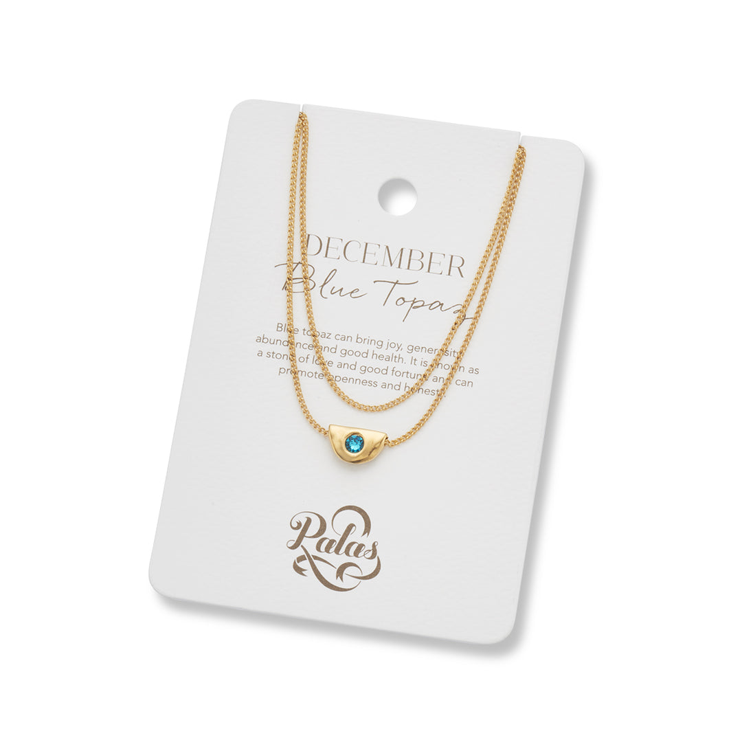 DECEMBER BIRTHSTONE NECKLACE