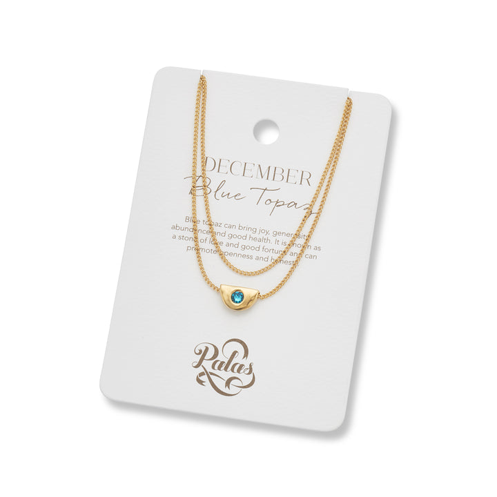DECEMBER BIRTHSTONE NECKLACE