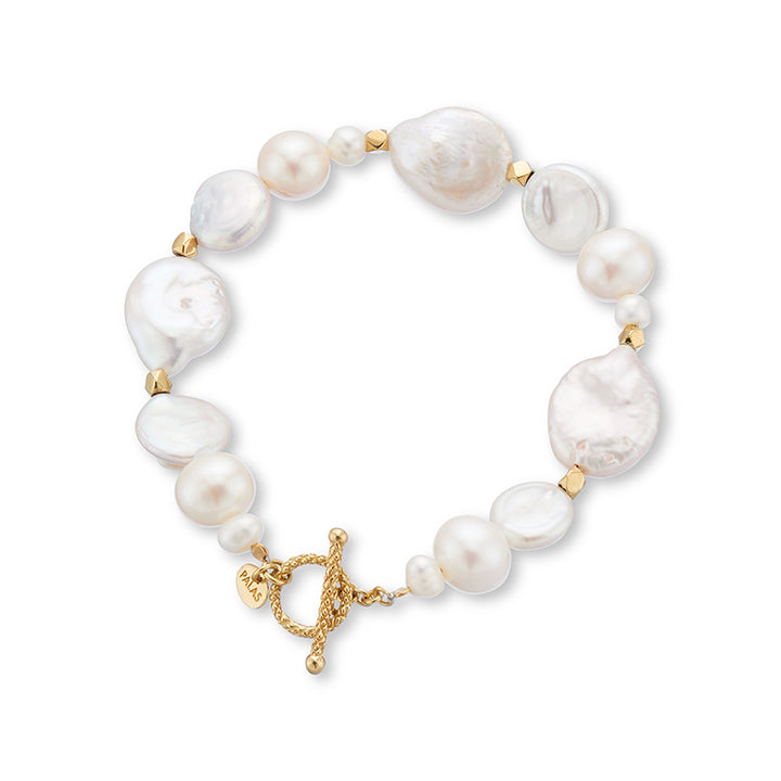 OCEAN TREASURE PEARL FOB BRACELET