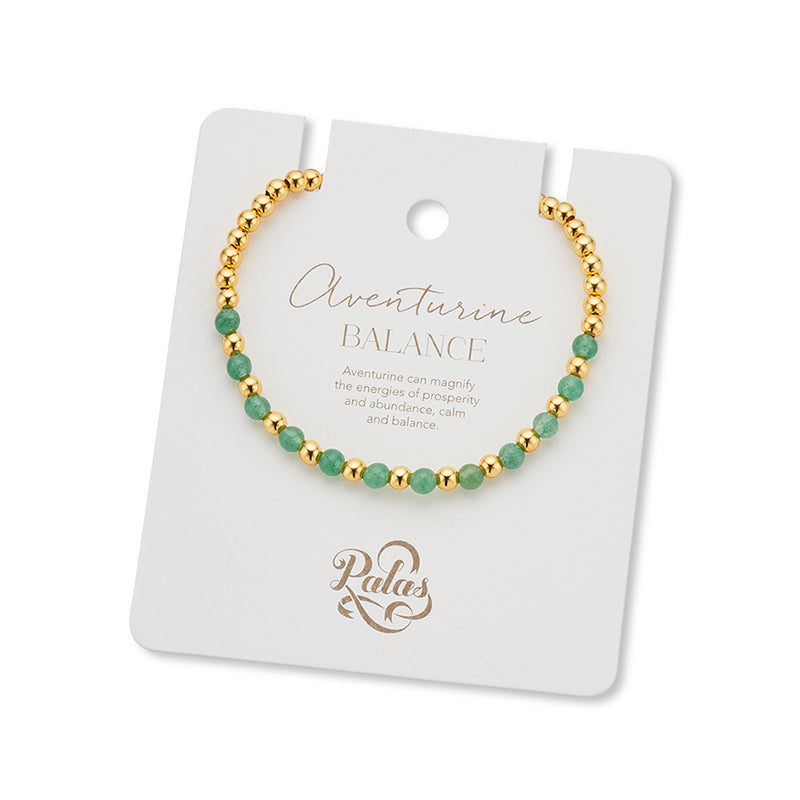 AVENTURINE LOTUS PURITY GEM BRACELET