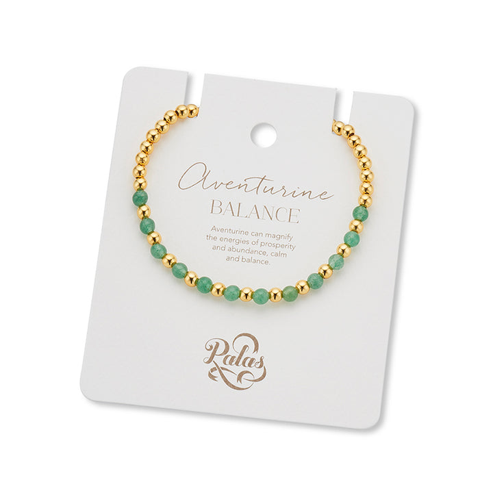 AVENTURINE LOTUS PURITY GEM BRACELET