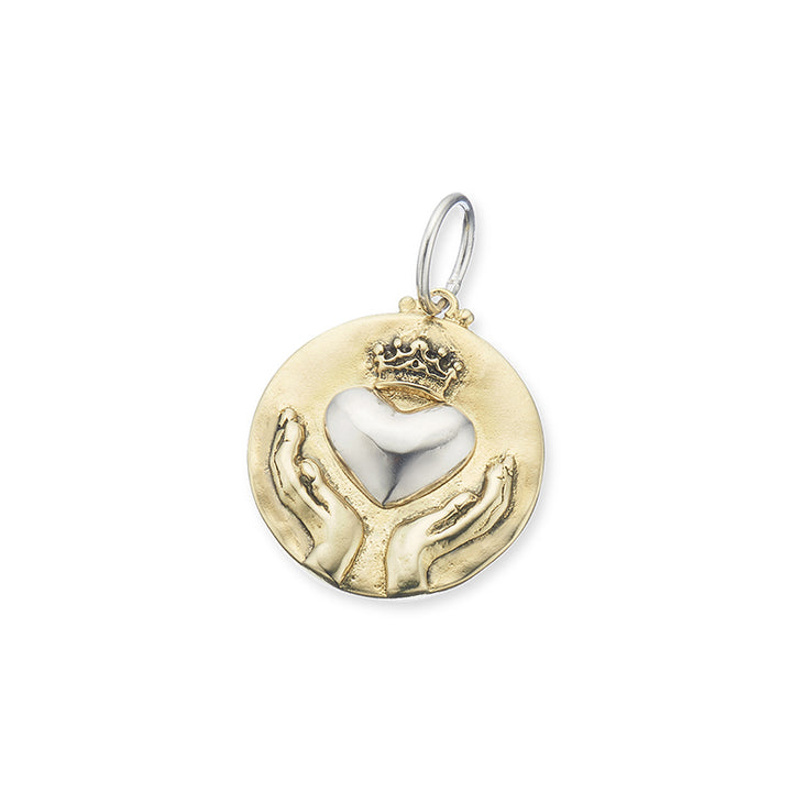 HANDS, HEART AND CROWN - LOVE AND FRIENDSHIP CHARM