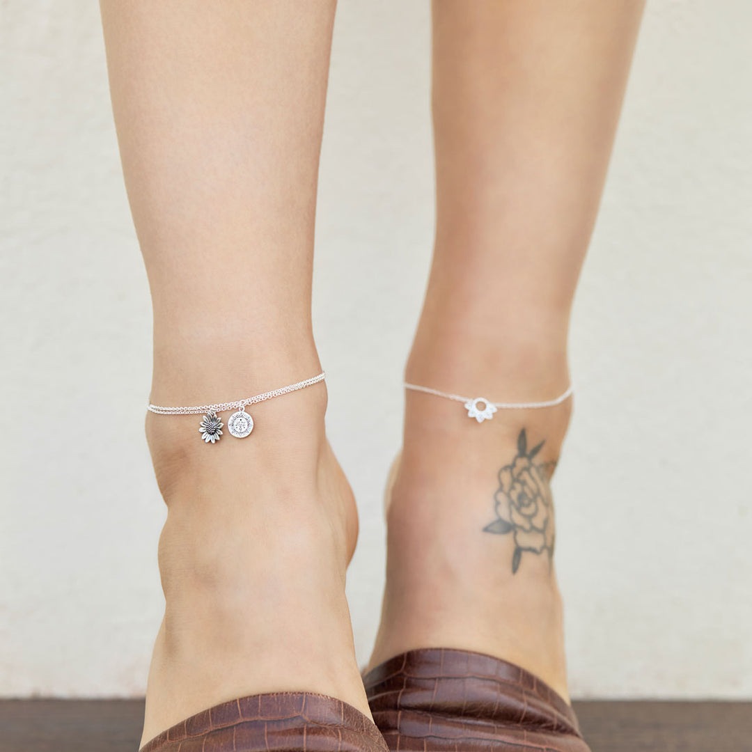 BLOSSOMING SUNFLOWER ANKLET