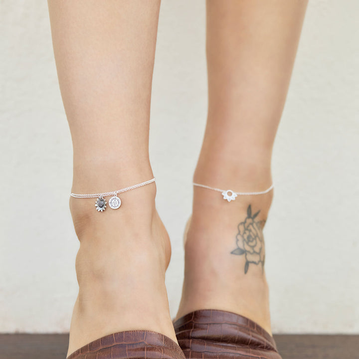 BLOSSOMING SUNFLOWER ANKLET