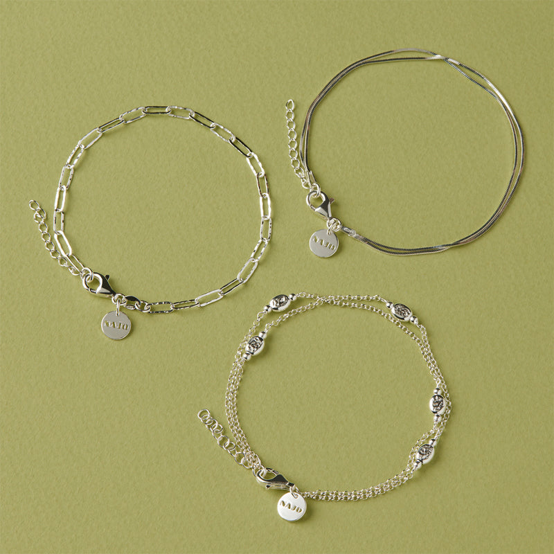 MIRAGE DOUBLE CHAIN BRACELET