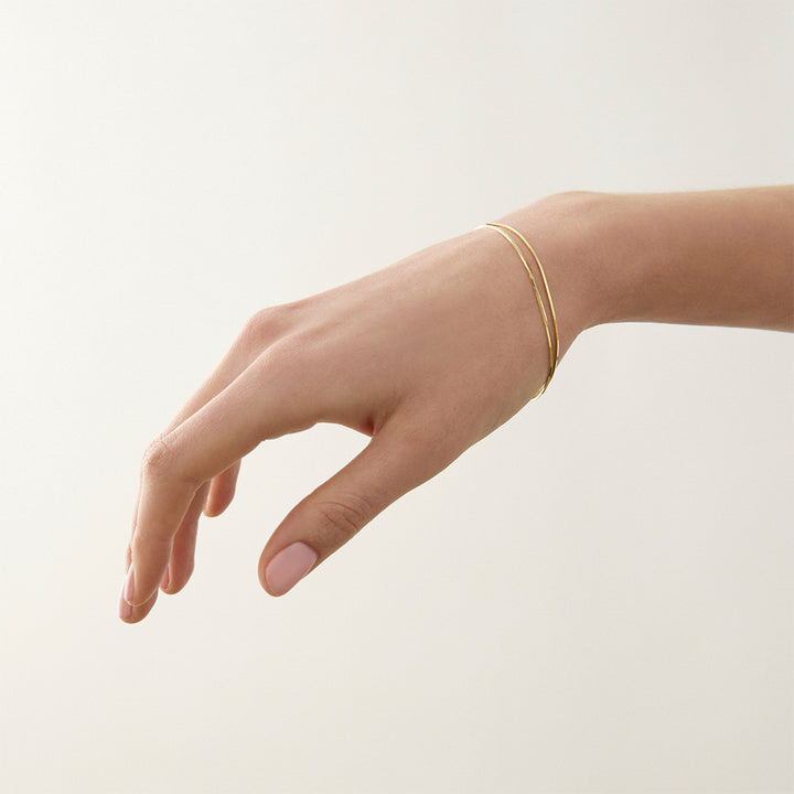 MIRAGE DOUBLE CHAIN BRACELET