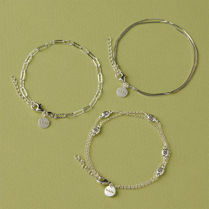 VOLARE DOUBLE CHAIN BRACELET