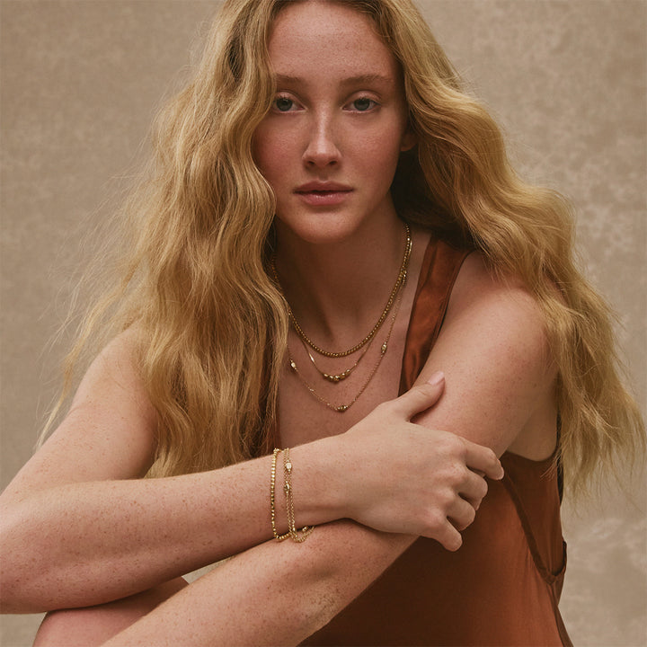 VOLARE DOUBLE CHAIN BRACELET