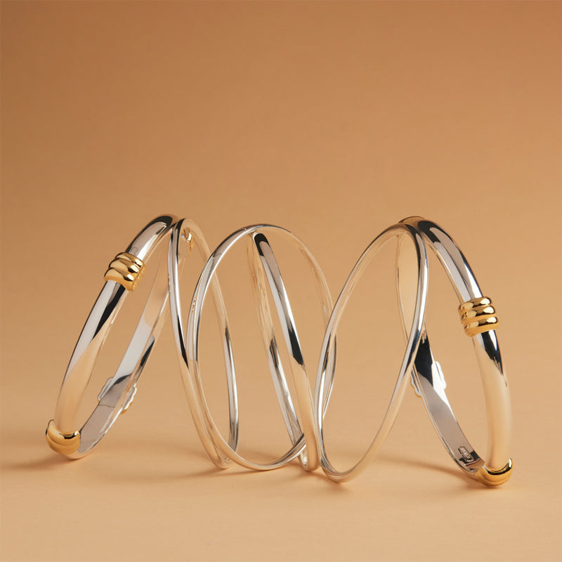 PONT DOR TWO-TONE BANGLE
