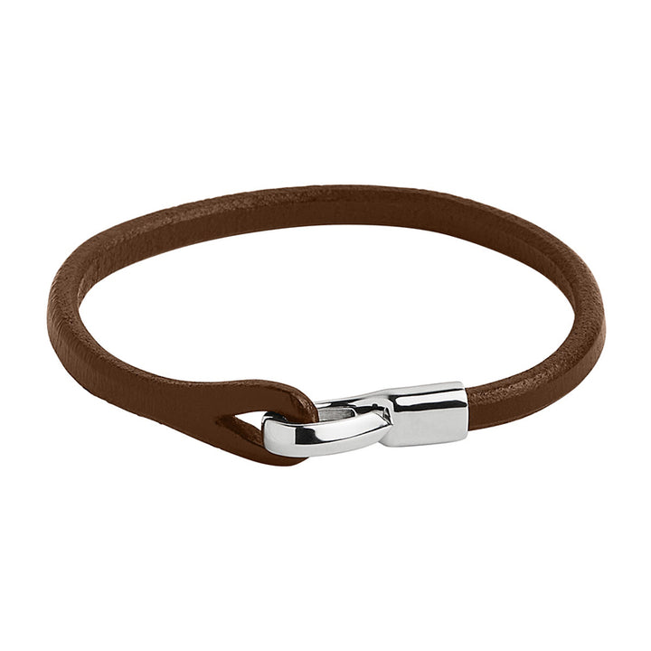 KINSHIP MENS TAN LEATHER BRACELET