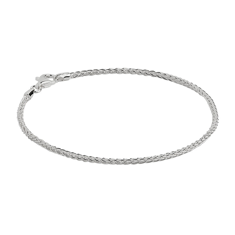 KINETIC MENS SILVER CHAIN BRACELET