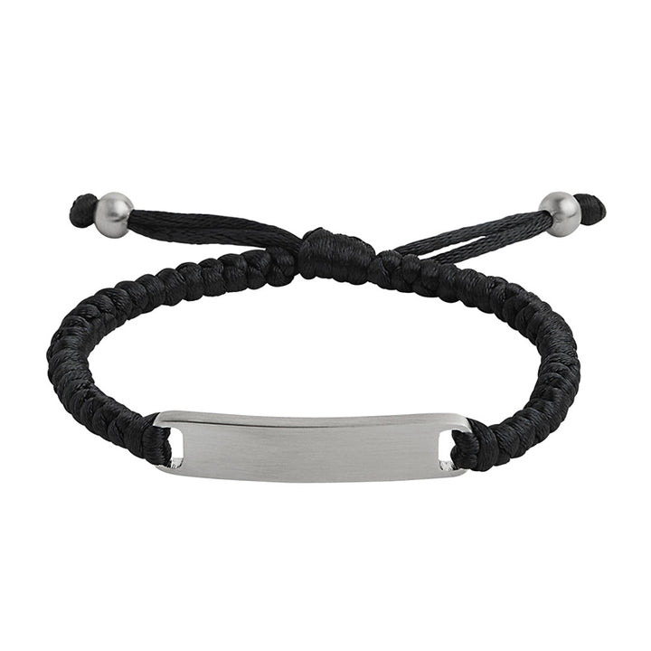 ELEMENTAL MENS CORD IDENTITY BRACELET