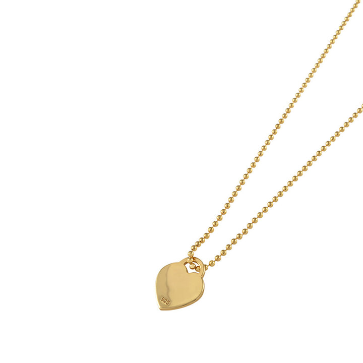 FINE BALL CHAIN WITH VT HEART