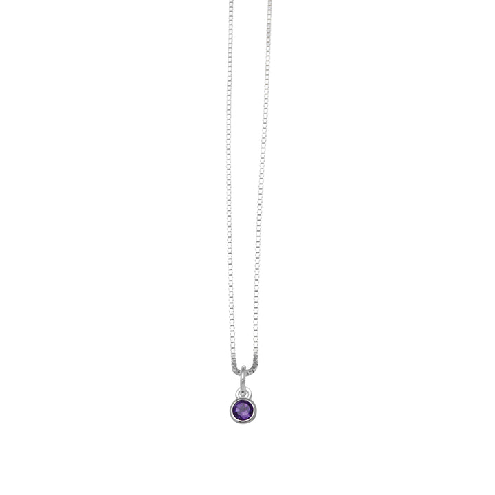 FEBRUARY BIRTHSTONE NECKLACE