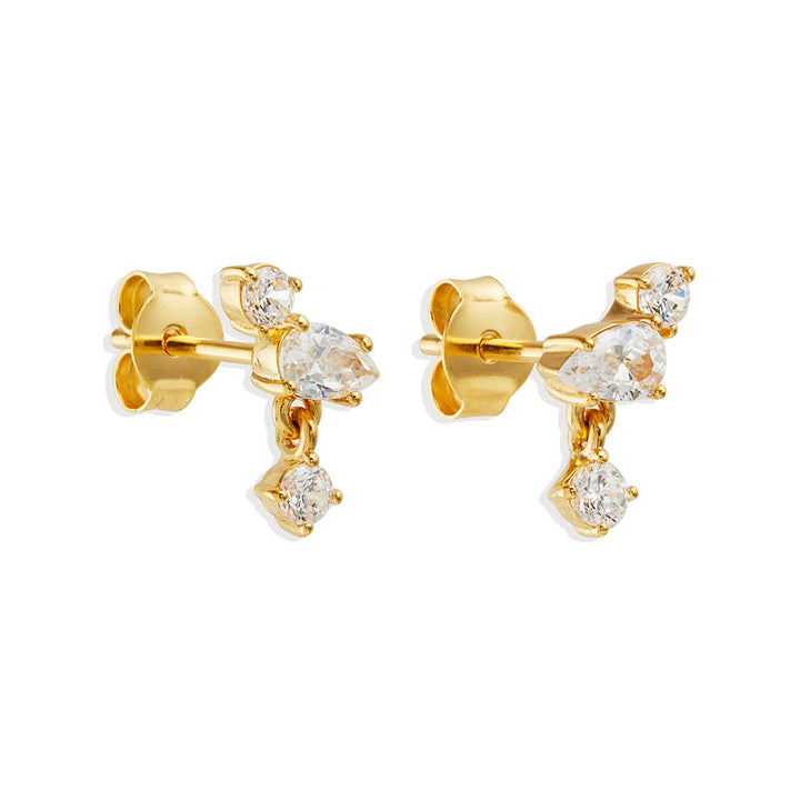 NO RAIN, NO FLOWERS STUD EARRINGS