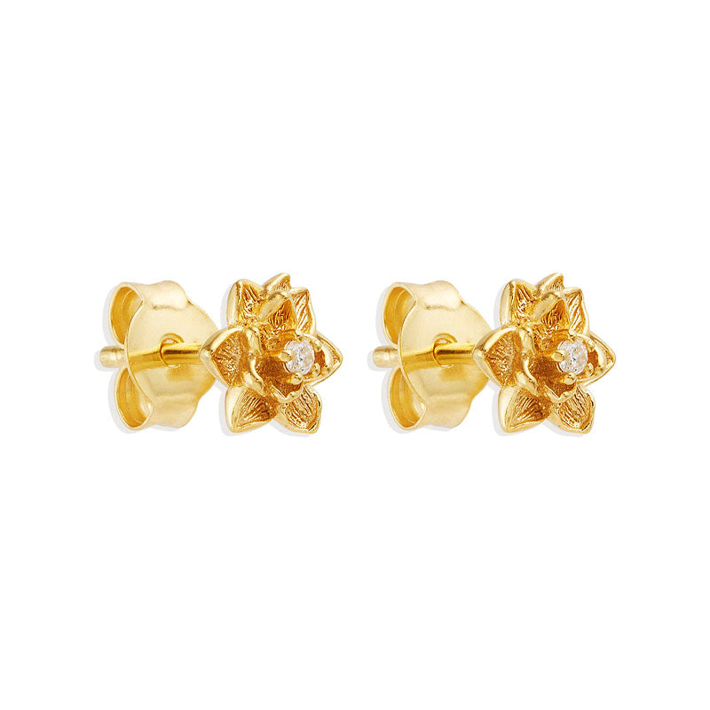 BLOOM WITHIN LOTUS STUD EARRINGS