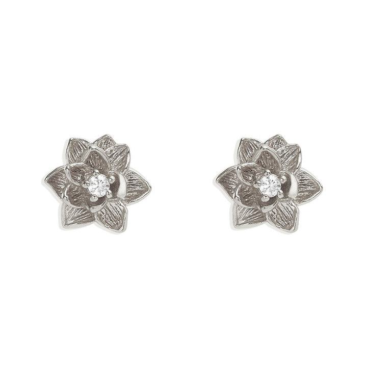 BLOOM WITHIN LOTUS STUD EARRINGS