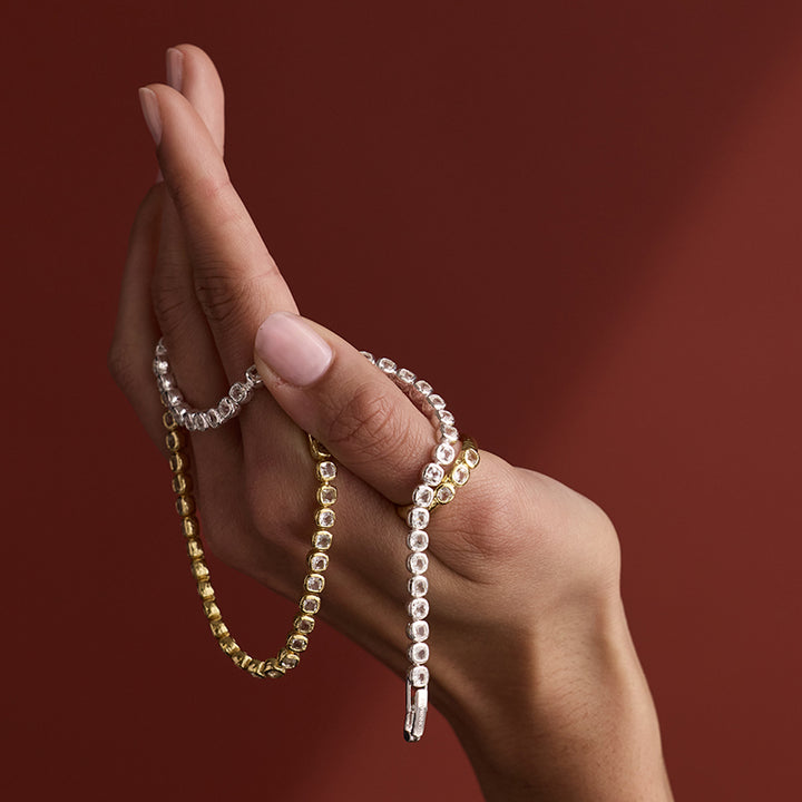 TASMIN TENNIS BRACELET - WHITE TOPAZ