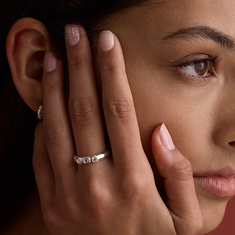 TASMIN RING - WHITE TOPAZ