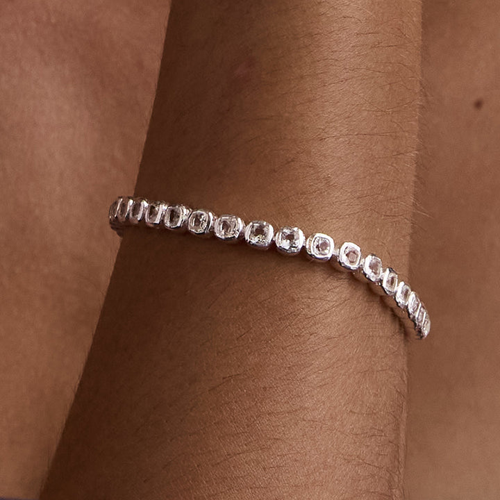 TASMIN TENNIS BRACELET - WHITE TOPAZ