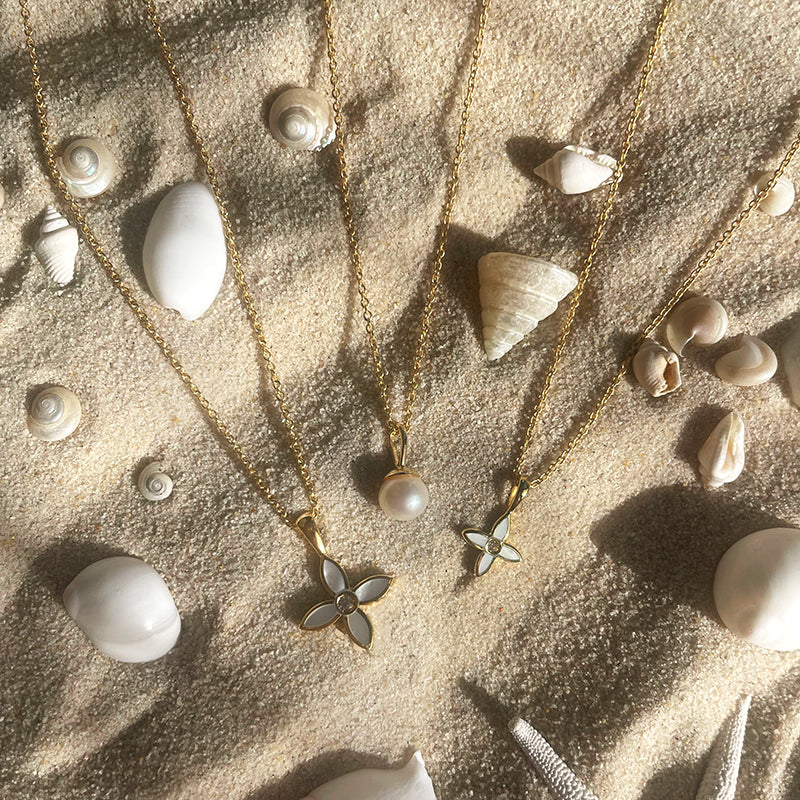 DESERT FLOWER CHARM NECKLACE