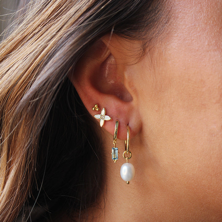 DESERT FLOWER MINI STUD EARRINGS