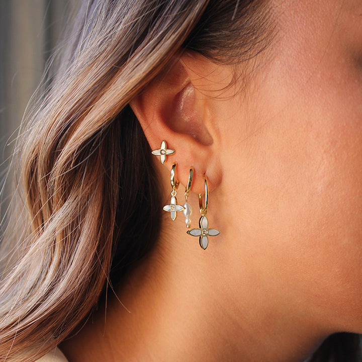 DESERT FLOWER MINI STUD EARRINGS