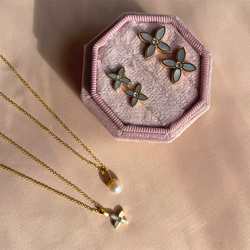 DESERT FLOWER MINI STUD EARRINGS