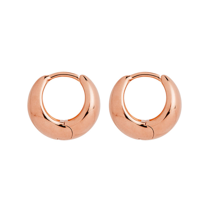 LA MUSE ROSE HUGGIE EARRINGS