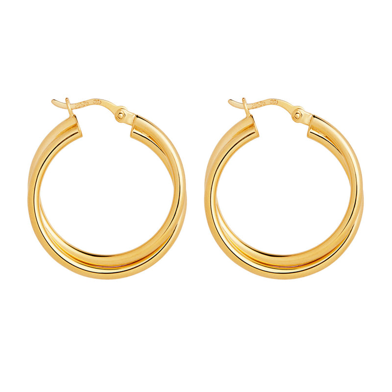 DUET HOOP EARRINGS